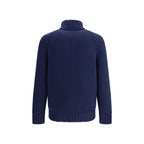 Brunello Cucinelli Blue Cashmere Coat