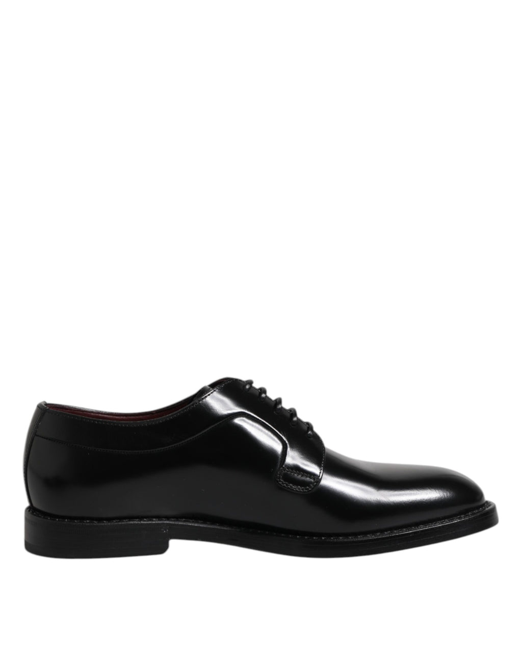 Dolce & Gabbana Black Calf Leather Lace Up Dress Derby Shoes