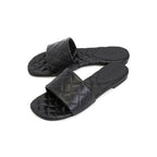 Bottega Veneta Black Lamb Leather Mules