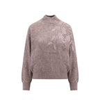 Brunello Cucinelli Beige Cashmere Sweatshirt
