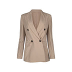 Brunello Cucinelli Beige Virgin Wool Coat