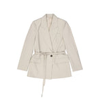 Brunello Cucinelli Beige Elastane Coat