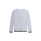 Sacai White Cotton Long Sleeve T-Shirt