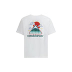 Casablanca White Cotton T-Shirt