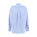 Brunello Cucinelli Light Blue Cotton Dress Shirt