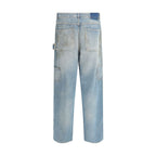 Golden Goose Light Blue Cotton Jeans Denim