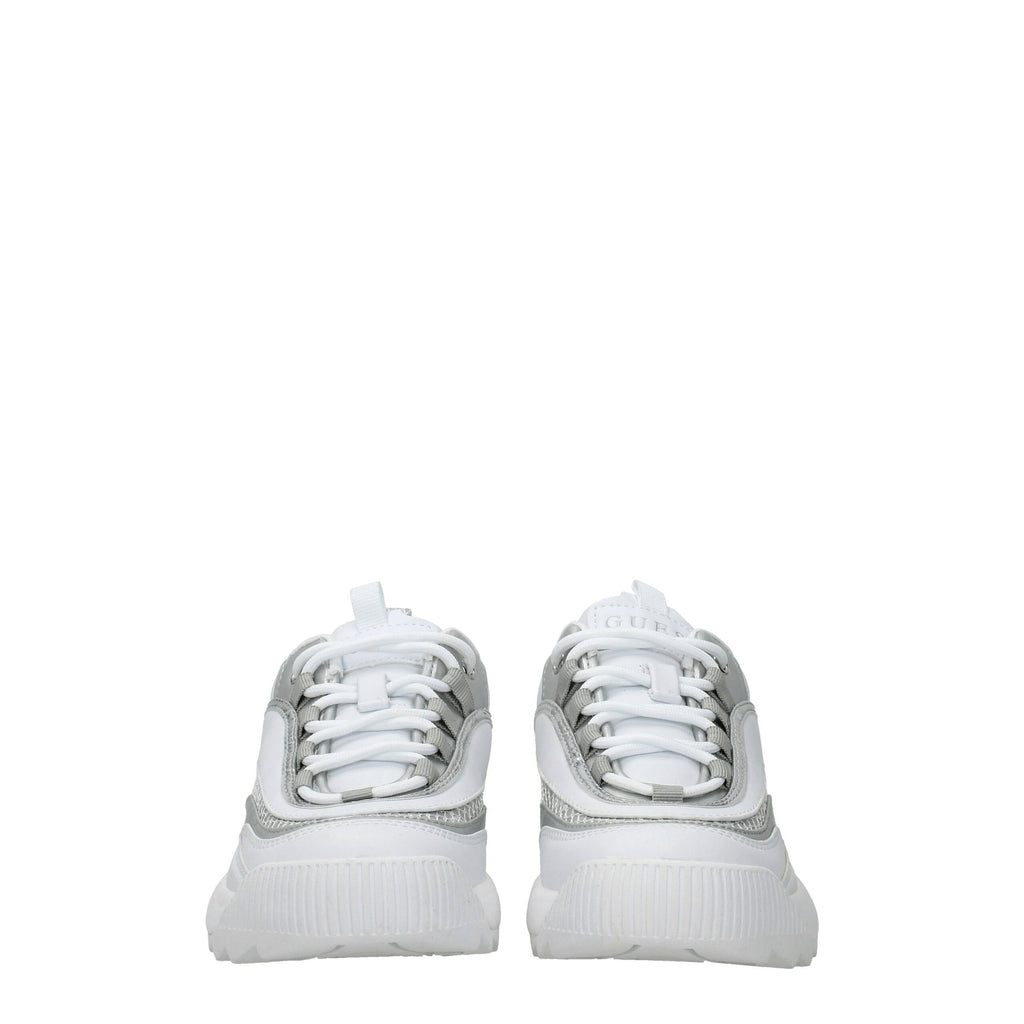 Guess White Polyethylene Chunky Sneakers