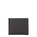 Testoni Black Leather Wallet