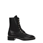 Stuart Weitzman Black Leather Ankle Boots