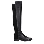 Stuart Weitzman Black Leather Over The Knee