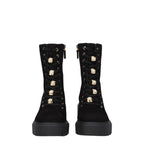 Stuart Weitzman Black Leather Ankle Boots