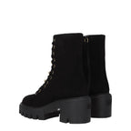 Stuart Weitzman Black Leather Ankle Boots