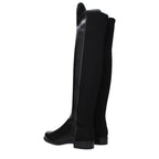 Stuart Weitzman Black Leather Over The Knee