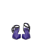 Off-White Purple Leather High Heel Pumps