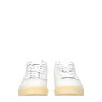 Jil Sander White Leather Low Top Sneakers