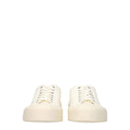 Jil Sander Beige Fabric Low Top Sneakers