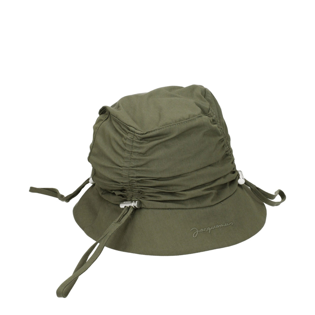 Jacquemus Green Cotton Bucket Hat