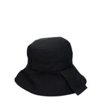 Jacquemus Black Cotton Bucket Hat