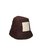 Jacquemus Brown Raffia Bucket Hat