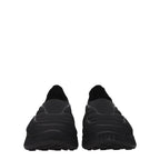 Givenchy Black Fabric Slip-On Loafers