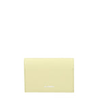 Jil Sander Yellow Leather Cardholder