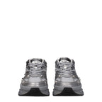 Valentino Garavani Gray Fabric Athletic Sneakers