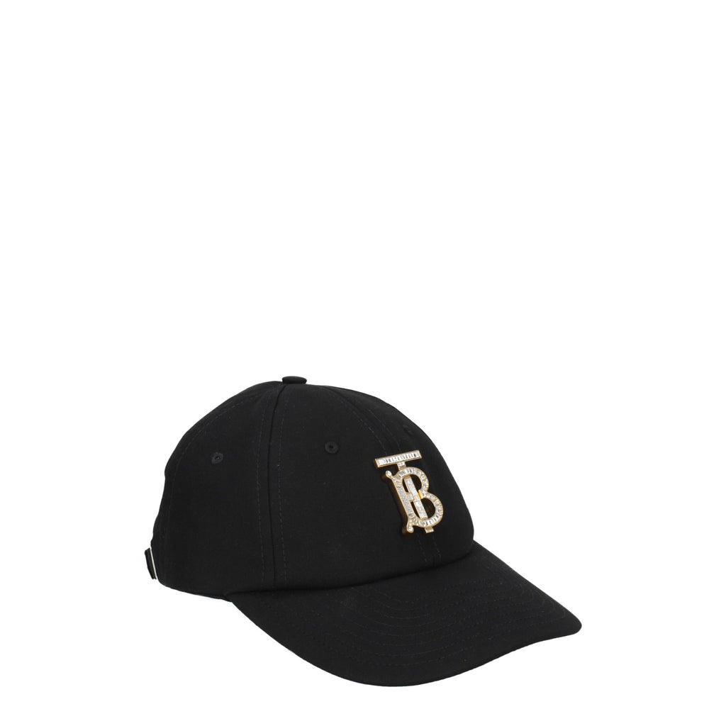 Burberry Black Cotton Cap (Baseball Hat)