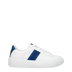Versace White Leather Low Top Sneakers