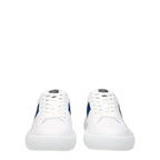Versace White Leather Low Top Sneakers