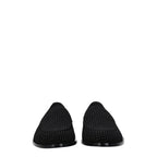 Dolce & Gabbana Black Velvet Slip-On Loafers