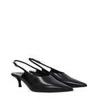 Givenchy Black Leather Mid Heel Pumps
