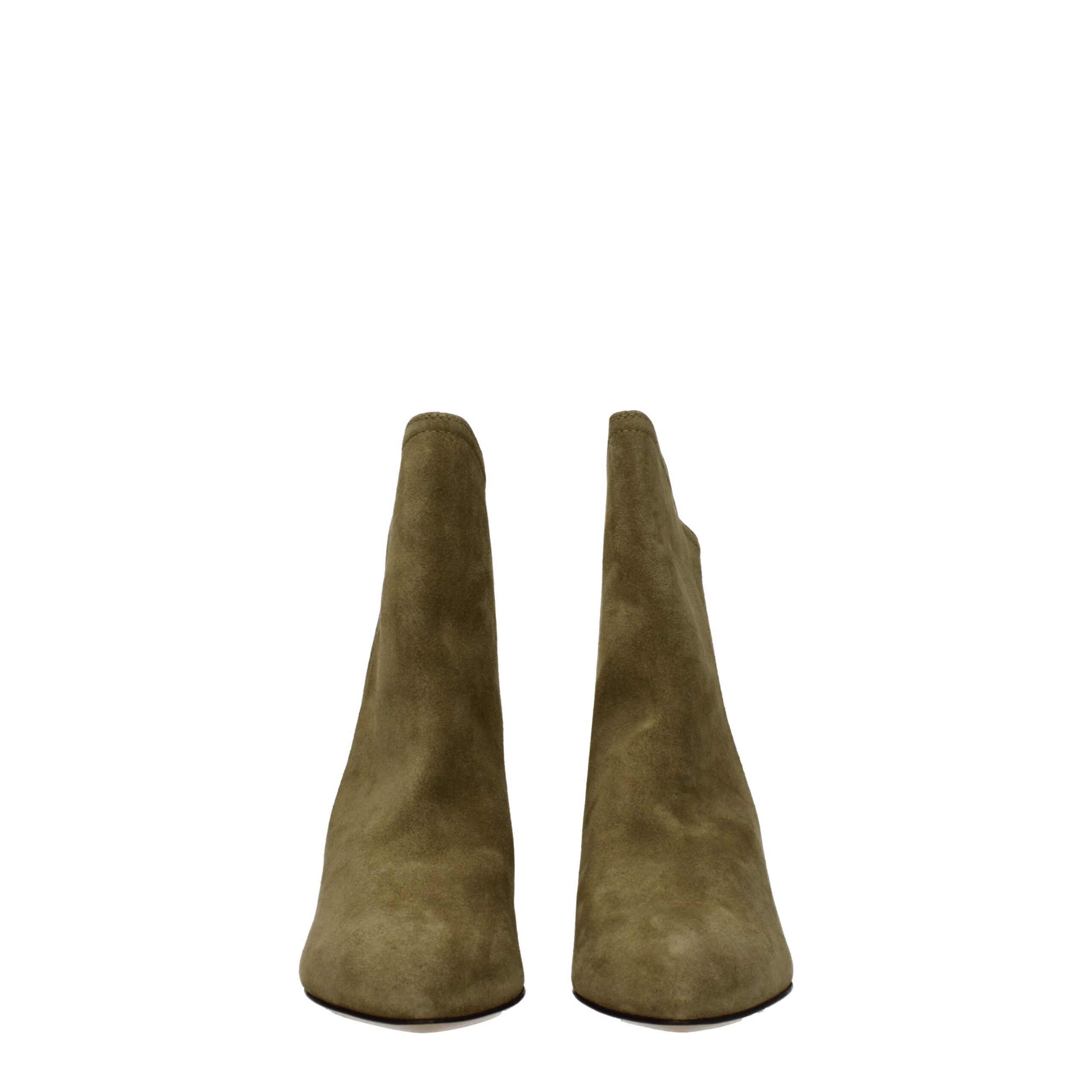 Isabel Marant Gray Leather Ankle Boots