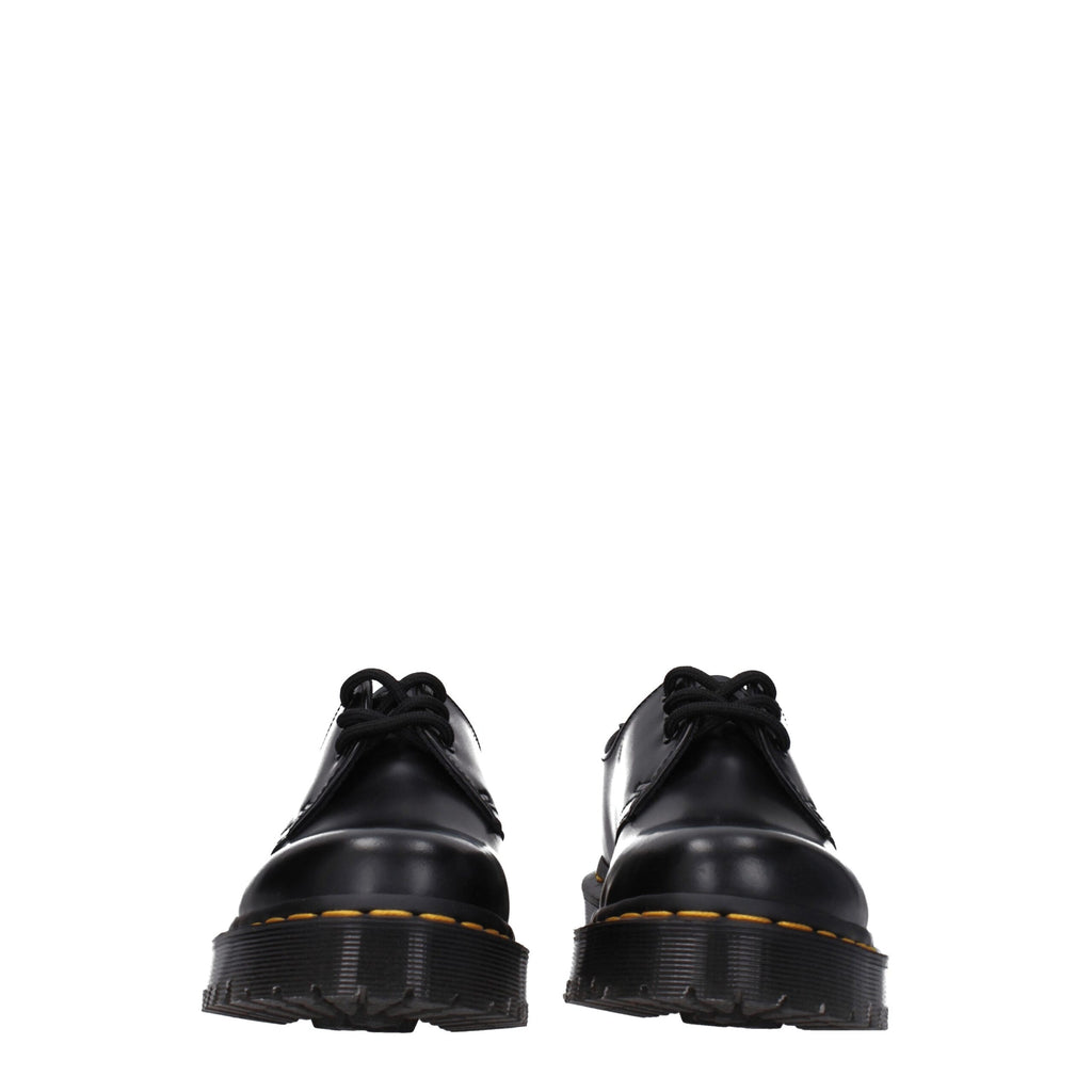 Dr. Martens Black Leather Oxfords And Derbies