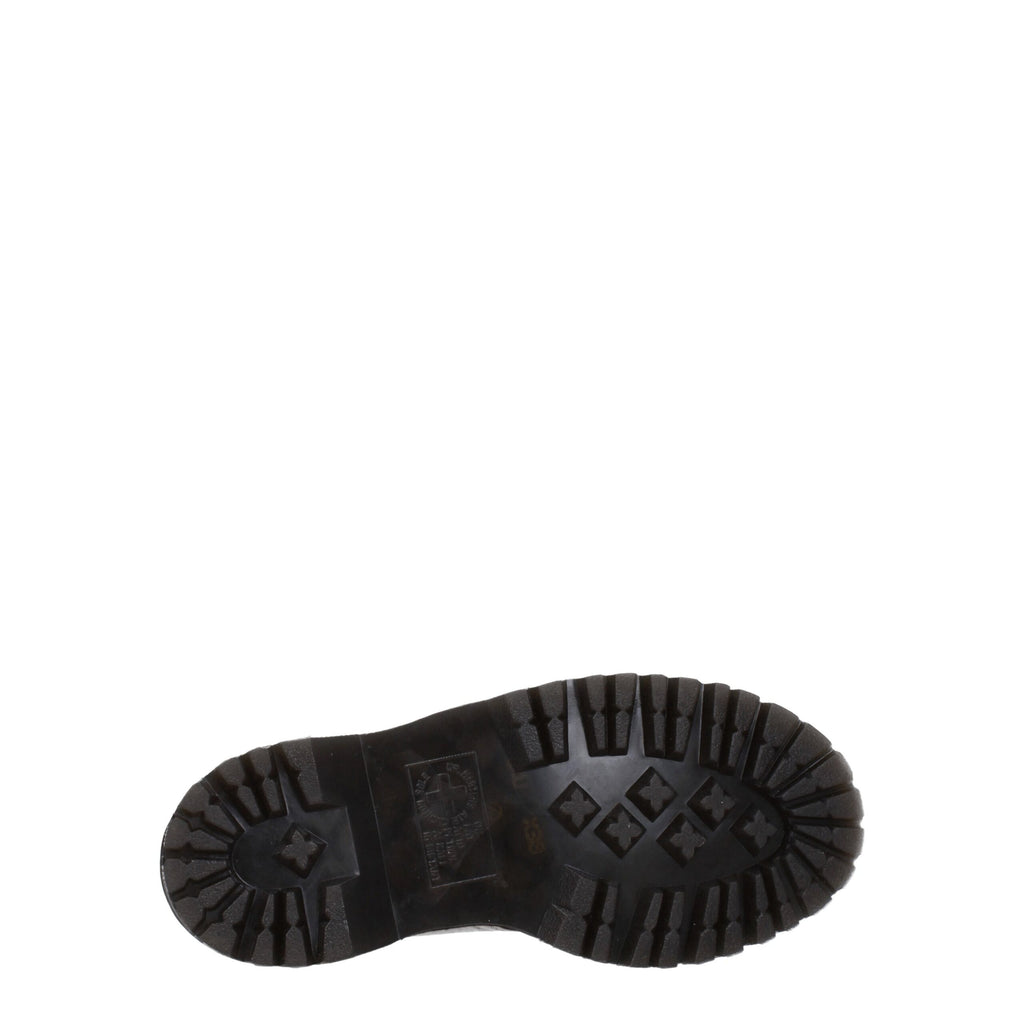 Dr. Martens Gray Leather Oxfords And Derbies