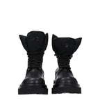 Versace Jeans Black Polyethylene Ankle Boots