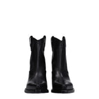 Premiata Black Leather Ankle Boots