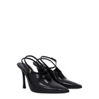 Givenchy Black Leather High Heel Pumps