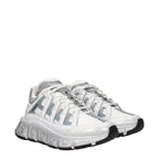 Versace White Fabric Athletic Sneakers