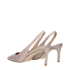 Stuart Weitzman Pink Fabric High Heel Pumps