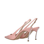 Casadei Pink Leather High Heel Pumps