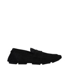 Dolce & Gabbana Black Leather Slip-On Loafers