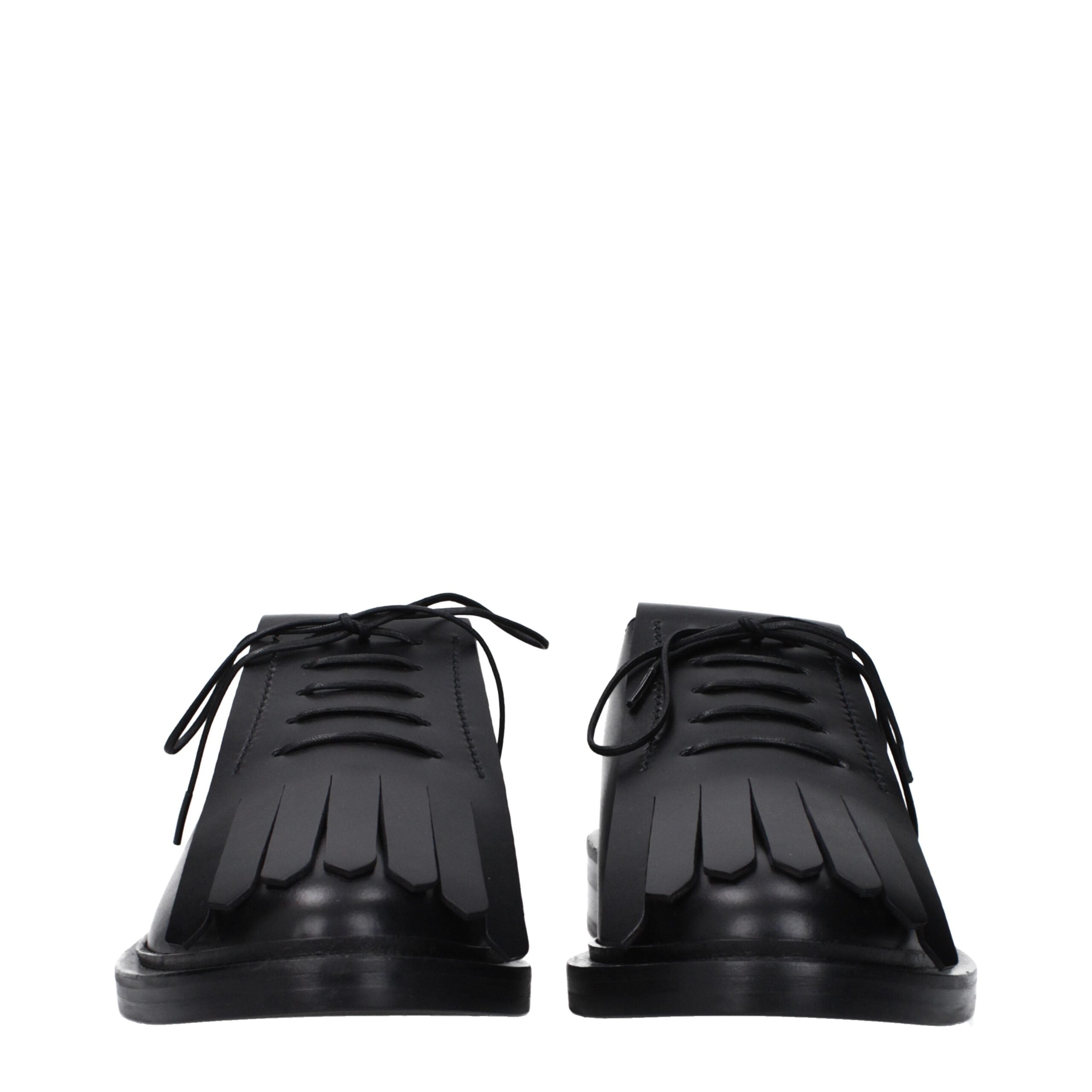 Max Mara Black Leather Shoes