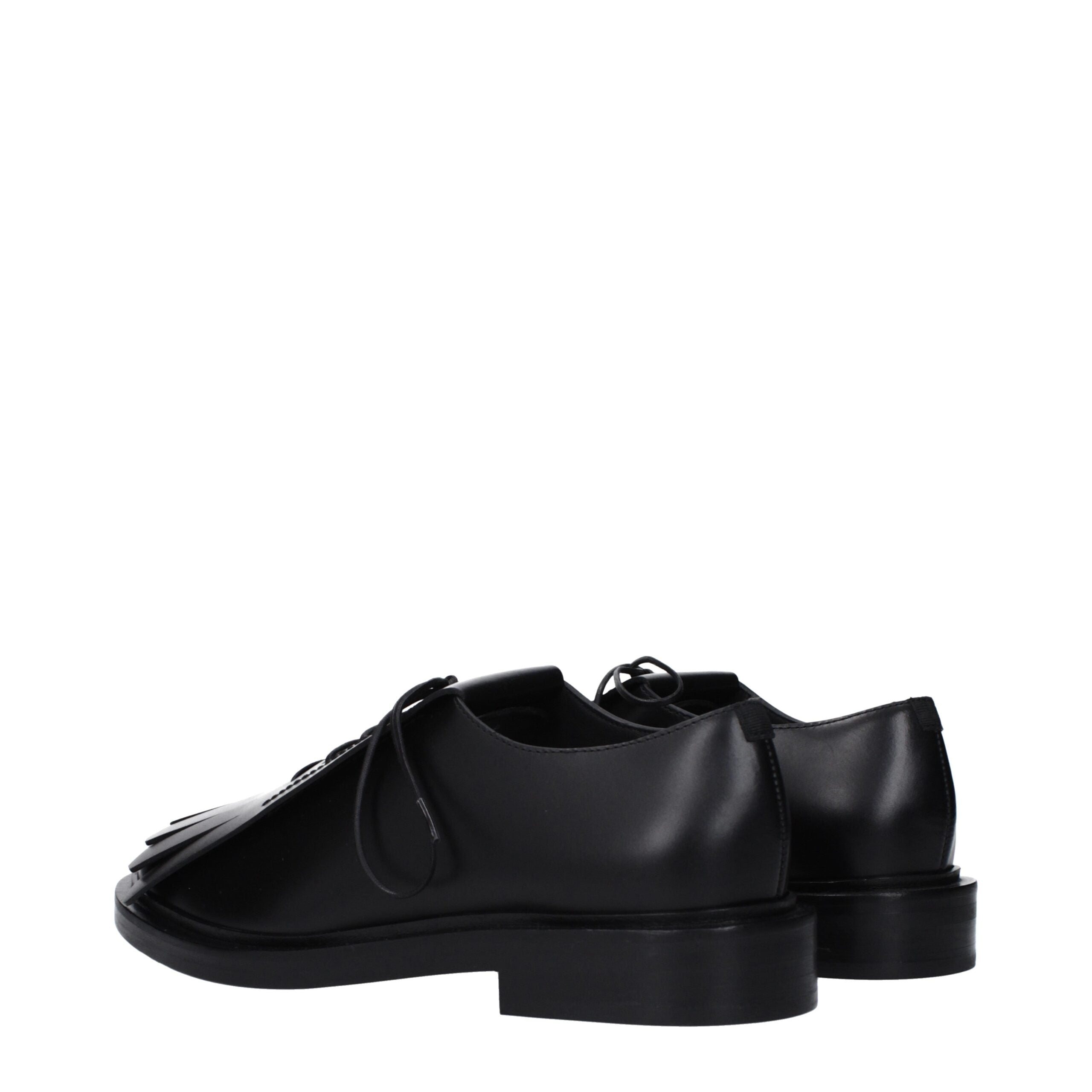 Max Mara Black Leather Shoes