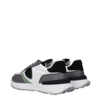 Philippe Model White Fabric Low Top Sneakers