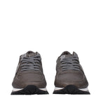 Philippe Model Gray Leather Sneakers