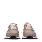 Philippe Model Beige Fabric Low Top Sneakers