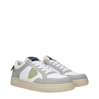 Philippe Model White Leather Sneakers
