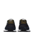 Philippe Model Blue Leather Athletic Sneakers