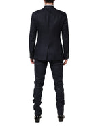 Dolce & Gabbana Dark Blue Double Breasted 2 Piece Suit
