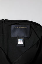 Roberto Cavalli Black Bodycon Short Sleeves Dress